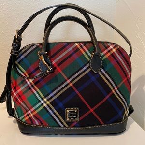 Dooney & Burke plaid handbag